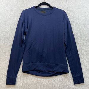 Under Armour Shirt Womens Medium Blue Open Back Athleisure Workout Gym Running